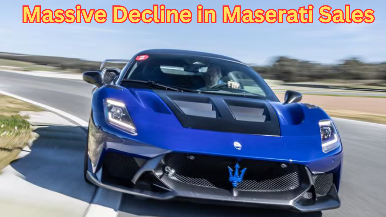 Massive Decline in Maserati Sales