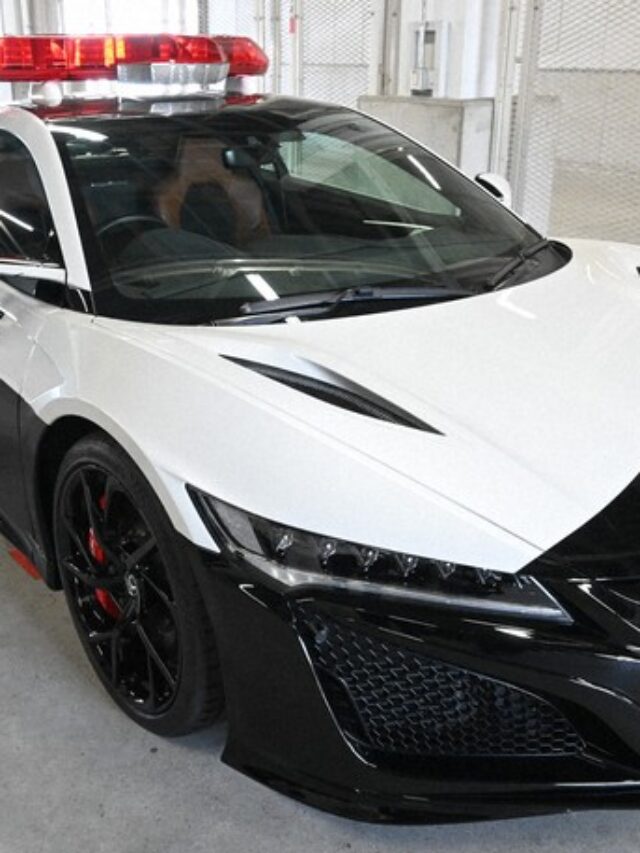 Japan New Honda NSX Police Car